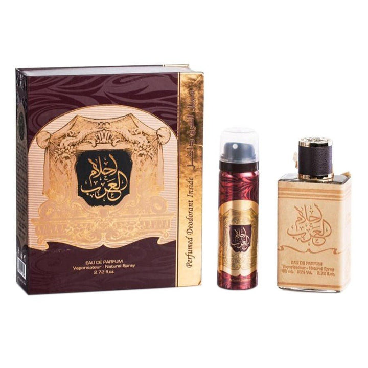 Ahlam al Arab perfume 80ML + Deodorant - Spice Lux powered by Spice CellArd Al Zaafaran TradingPerfume